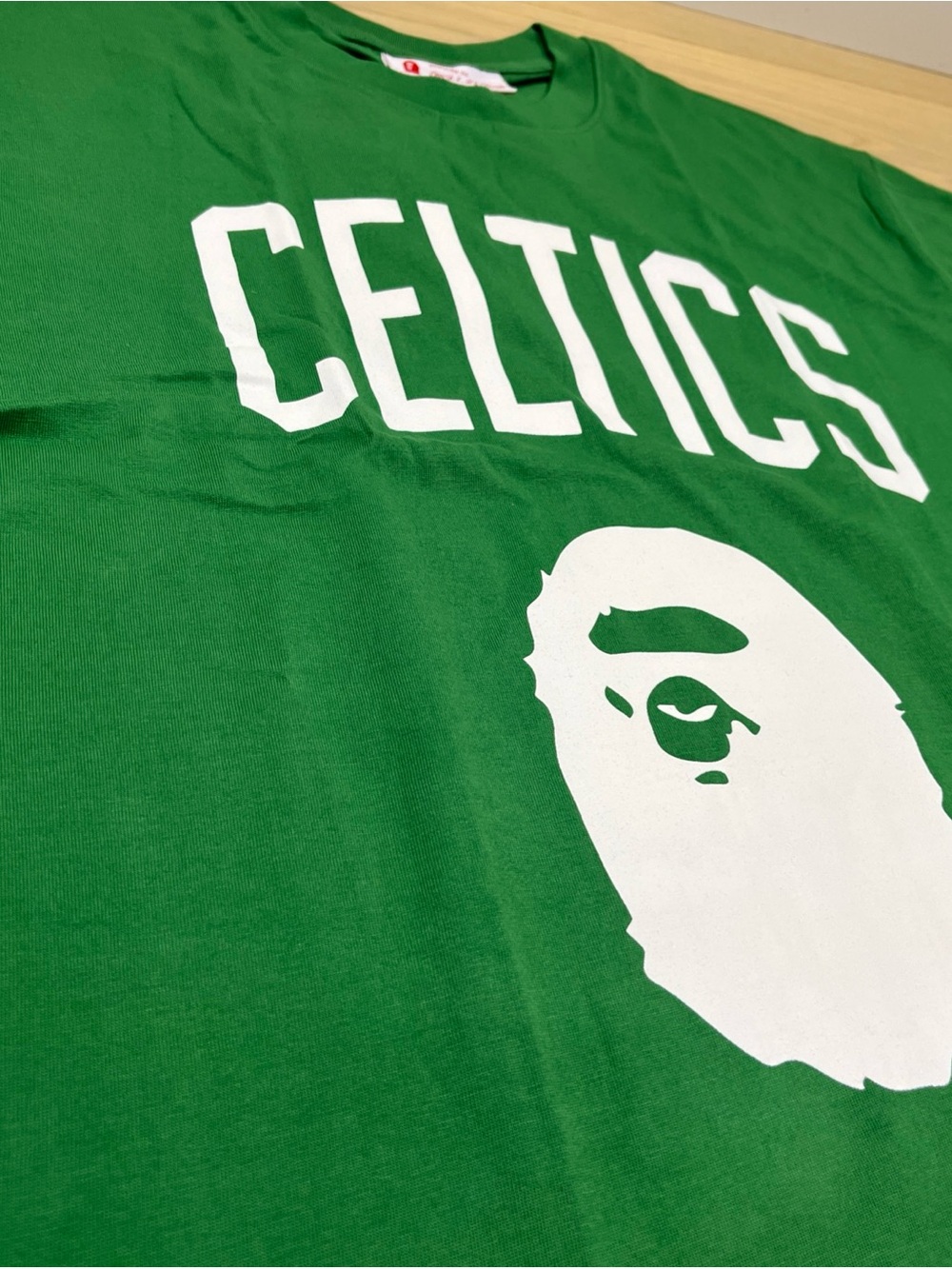 BAPE x Mitchell & Ness Celtics Tee Green Size #93 Medium - Picture 4 of 10